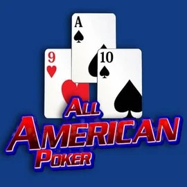 All American Poker online game logo by RTG (Reel Time Gaming) on pelikioskiscasino.fi