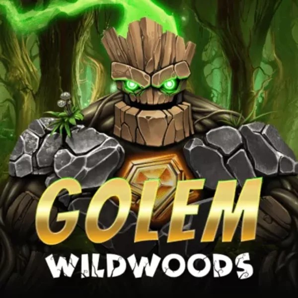 Golem Wildwoods slot logo by BF Games at Pelikioski Casino