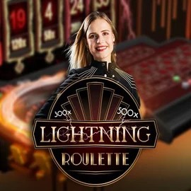 Lightning Roulette game by Evolution – logo hosted on Pelikioski Casino