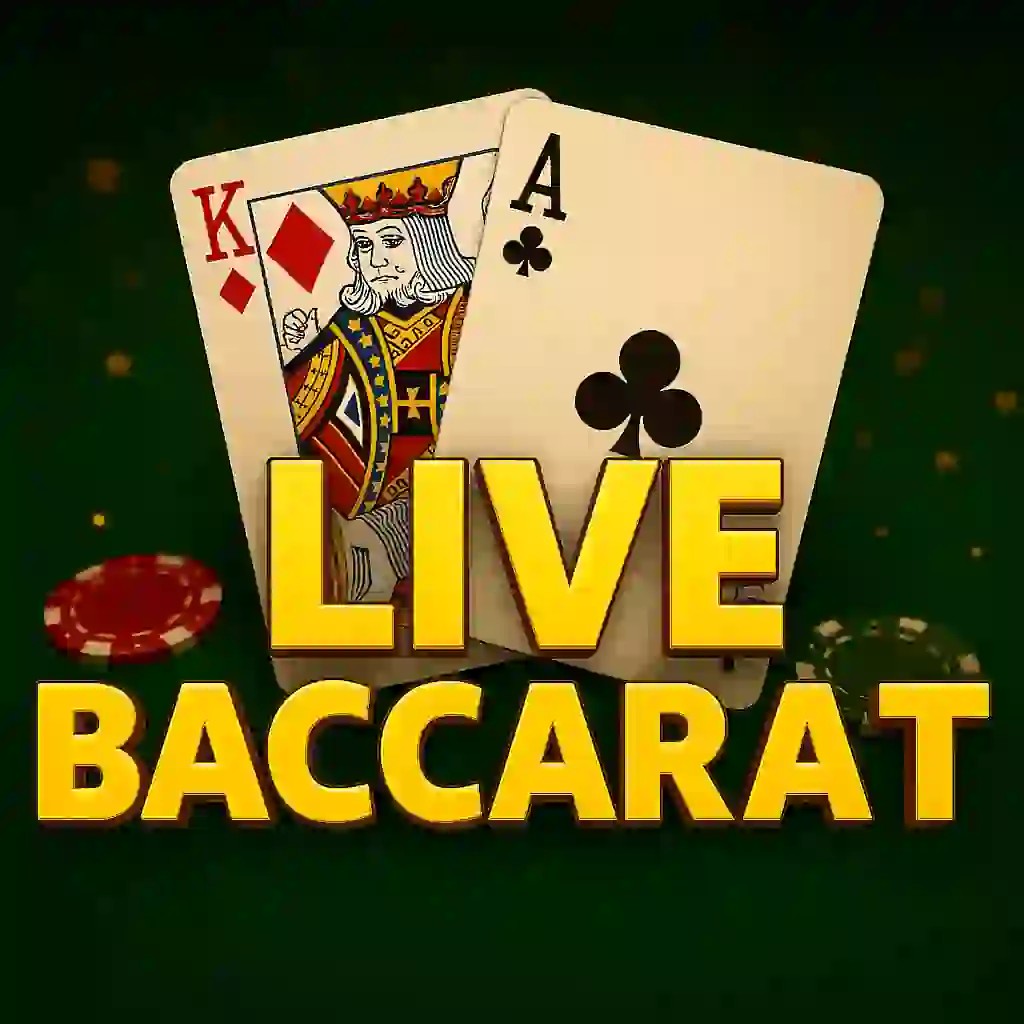 Live Baccarat logo by Evolution Pelikioski Casino
