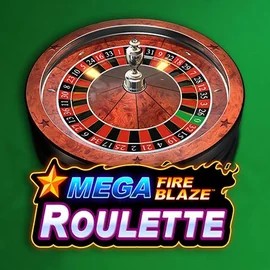 Mega Fire Blaze Roulette by Playtech, showcased at pelikioskiscasino.fi – game logo