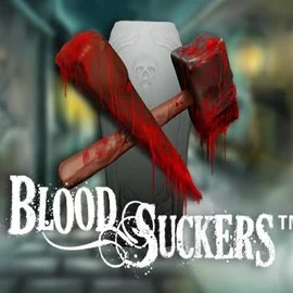 Official Slots logo: Blood Suckers by NetEnt at Pelikioski Casino