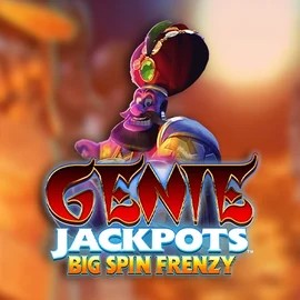 Genie Jackpots: Big Spin Frenzy logo – Jackpots by Blueprint Gaming at Pelikioski Casino