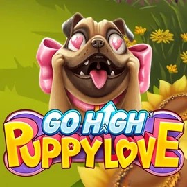 Official Slots logo: Go High Puppy Love by RubyPlay at Pelikioski Casino