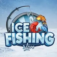 Official Live Casino logo: Ice Fishing Live by Evolution at Pelikioski Casino