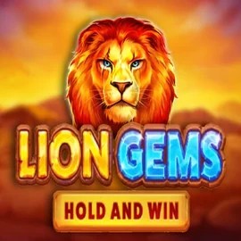 Lion Gems Hold and Win online game logo by Playson on pelikioskiscasino.fi