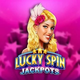 Lucky Spin Jackpots casino game by Novomatic – featured logo at Pelikioski Casino