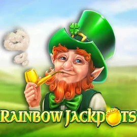 Rainbow Jackpots logo – Jackpots by Red Tiger Gaming at Pelikioski Casino