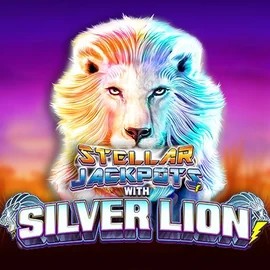 Stellar Jackpots with Silver Lion casino game by Lightning Box Game – featured logo at Pelikioski Casino