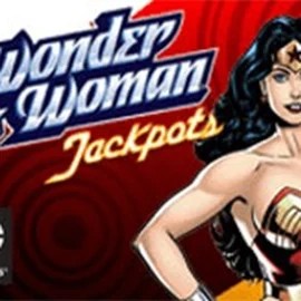 Jackpots logo of Wonder Woman Jackpots from Amaya at Pelikioski Casino